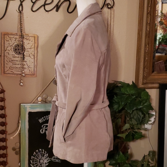 Vintage Maxima Wilson's Tan Leather Coat in Med - Picture 6 of 9